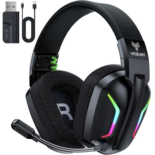 ¿Son los WESEARY WG1 los cascos gaming inalámbricos que mas te sorprenderán en PS5, PS4 y PC?