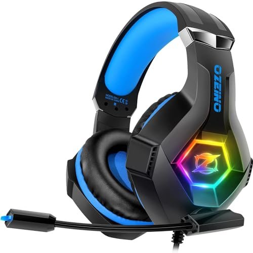 ¿Son los Cascos Gaming con Micrófono Rotatorio RGB la mejor opción calidad-precio para PS4, Xbox y PC en 2025?